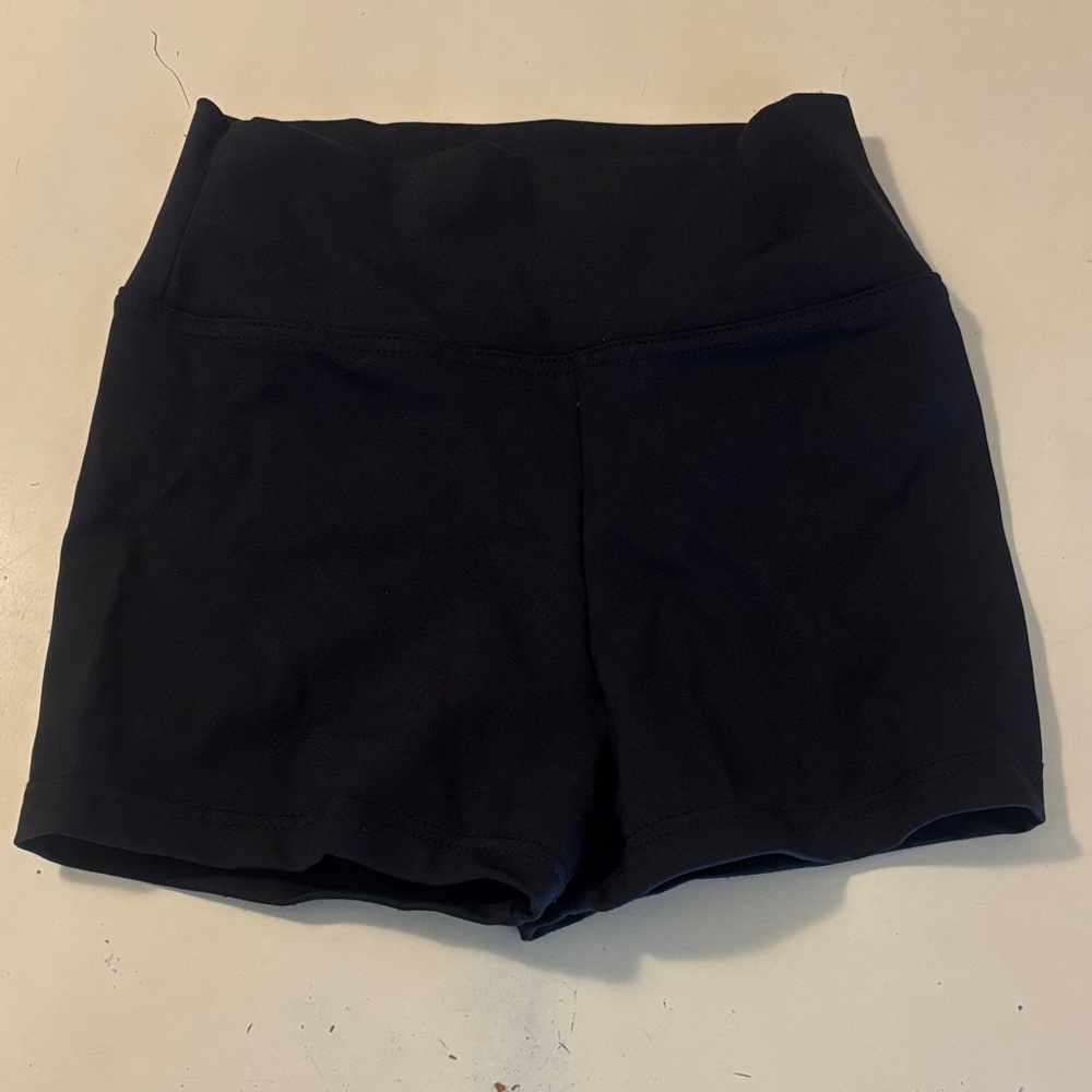 Capezio Girls Medium Black Dance Shorts